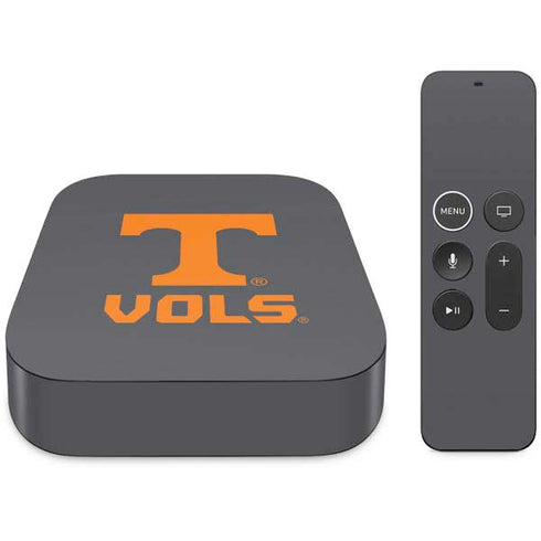 University of Tennessee-Knoxville T Logo Vols on Gray Apple TV Skin